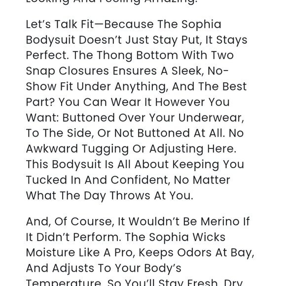 Woolx Sophia bodysuit in mesa rose - Picture 9 of 10